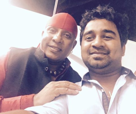 Abhijith PS Nair With Sivamani ( Indian percussionist)